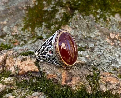 تصویر 3 از معرفی نگین عقیق قهوه ای + بهترین قیمت خرید